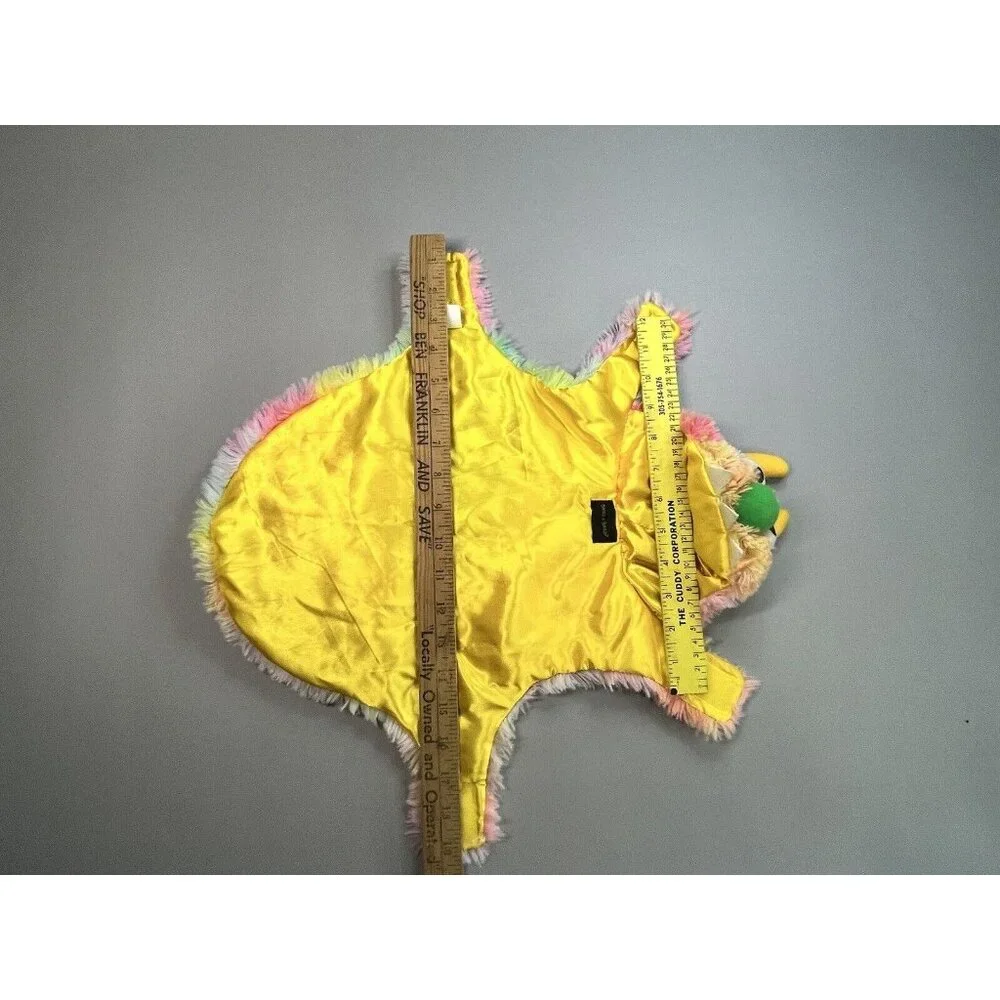 Skull & Bones Rainbow Muppet Monster Pet Costume Small Dog or Cat